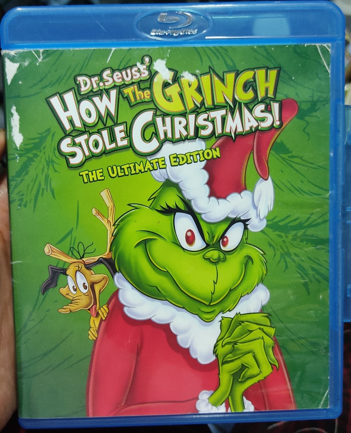 SH Dr Seuss How the Grinch Stone Christmas Blu Ray Original Usado Completo