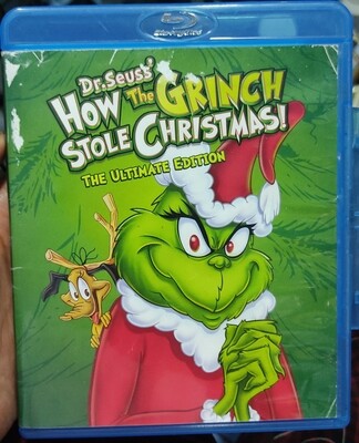 SH Dr Seuss How the Grinch Stone Christmas Blu Ray Original Usado Completo
