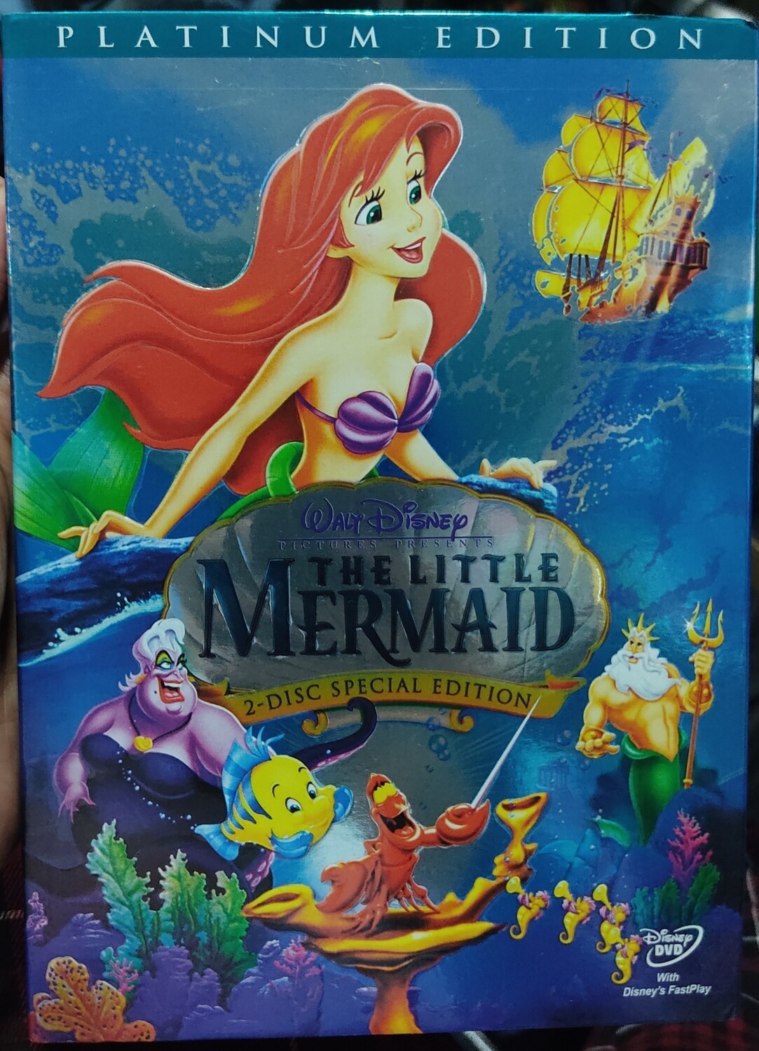 BA The Little Mermaid Platinum Edition DVD Usado Completo  Disney