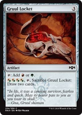 Gruul Locket 234/259 Ravnica Allegiance Singles