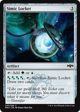 Simic Locket 240/259
Ravnica Allegiance Singles