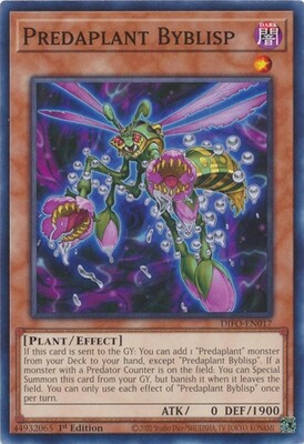 Predaplant Byblisp - DIFO-EN017 - Common 1st Edition Dimension Force 1st Edition Singles