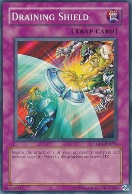 Draining Shield - DP1-EN026 - Common Unlimited Duelist Pack: Jaden Yuki 1 Unlimited Singles