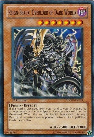 Reign-Beaux, Overlord of Dark World - SDGU-EN014 - Common 1st Edition Structure Deck: Gates of the Underworld 1st Edition Singles