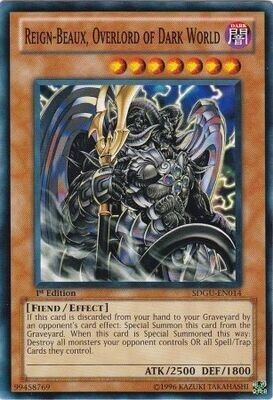 Reign-Beaux, Overlord of Dark World - SDGU-EN014 - Common 1st Edition Structure Deck: Gates of the Underworld 1st Edition Singles