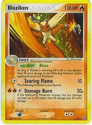 Blaziken - 1/106 - Holo Rare
Ex Emerald Singles