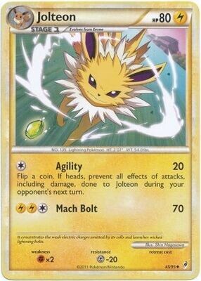 Jolteon - 45/95 - Uncommon
Call of Legends Singles