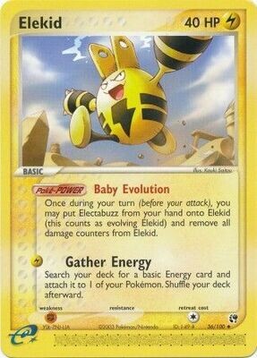 Elekid - 36/100 - Uncommon Ex Sandstorm Singles