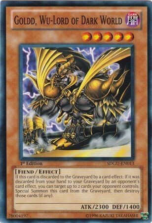 Goldd, Wu-Lord of Dark World - SDGU-EN013 - Common 1st Edition Structure Deck: Gates of the Underworld 1st Edition Singles