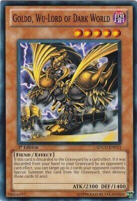 Goldd, Wu-Lord of Dark World - SDGU-EN013 - Common 1st Edition Structure Deck: Gates of the Underworld 1st Edition Singles
