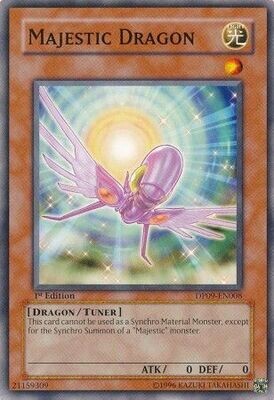 Majestic Dragon - DP09-EN008 - Common 1st Edition Duelist Pack: Yusei 2 [DP09] 1st Edition Singles