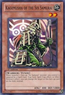 Kagemusha of the Six Samurai - STOR-EN025 - Common 1st Edition Storm of Ragnarok 1st Edition Singles (Espanol)