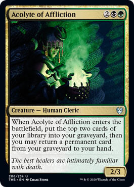 Acolyte of Affliction 206/254 -Theros: Beyond Death Singles