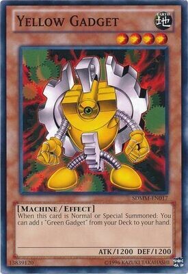 Yellow Gadget - SDMM-EN017 - Common Unlimited Structure Deck: Machina Mayhem Unlimited Singles