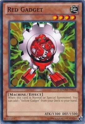 Red Gadget - SDMM-EN016 - Common Unlimited
Structure Deck: Machina Mayhem Unlimited Singles