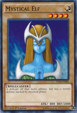 Mystical Elf - YS14-EN008 - Common 1st Edition Starter Deck: Super Starter: Space-Time Showdown [YS14]
