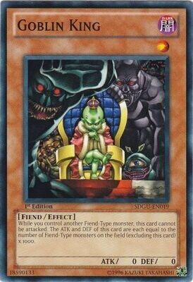 Goblin King - SDGU-EN019 - Common 1st Edition Structure Deck: Gates of the Underworld 1st Edition Singles