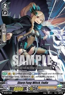 Sharp Fang Witch, Fodla (Spring Fest 2019) - Bushiroad Event Cards (EVENT)
Bushiroad Event Cards