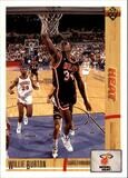 1991-92 Upper Deck Miami Heat Basketball Card #168 Willie Burton