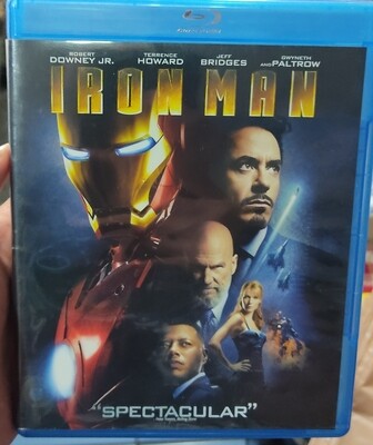 Iron Man Blu Ray Original Usado Completo