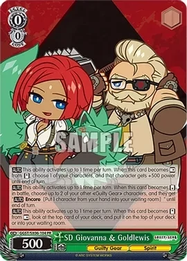 SD Giovanna &amp; Goldlewis - Guilty Gear -Strive- (GGST)
Guilty Gear -Strive-