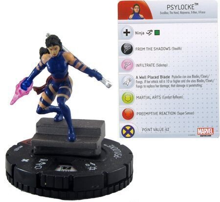 Psylocke #M-020 LE WizKids Promo Marvel Heroclix
Heroclix WizKids Promos Sin Tarjeta