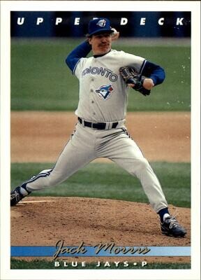 1993 Upper Deck Toronto Blue Jays Baseball Card #164 Jack Morris