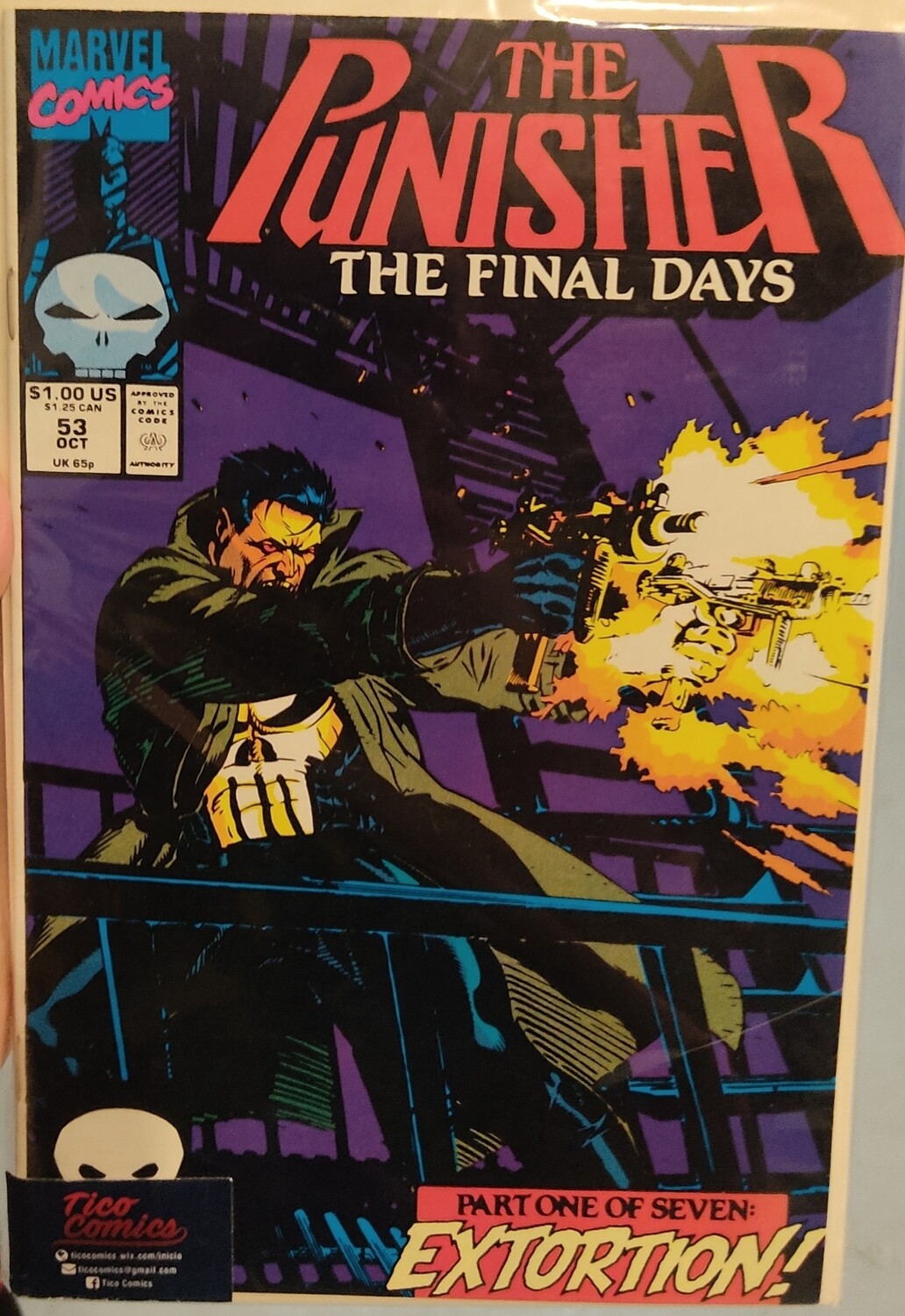 TS The Punisher Final Days Issue 53 Extortion Marvel Comics Ingles