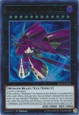 SH Raidraptor - Final Fortress Falcon - BLLR-EN015 - Ultra Rare 1st Edition Battles of Legend: Light&#39;s Revenge Singles