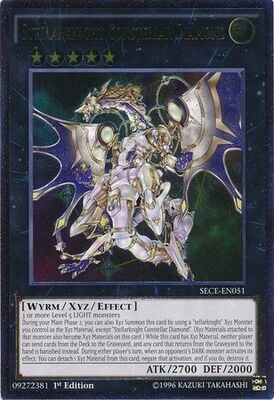 Ultimate Rare - Stellarknight Constellar Diamond - SECE-EN051 - 1st Edition
Secrets of Eternity (SECE) 1st Edition Singles