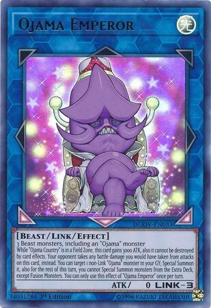 Ojama Emperor - DUOV-EN033 - Ultra Rare 1st Edition Duel Overload 1st Edition Singles