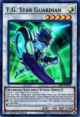 T.G. Star Guardian - SAST-EN039 - Ultra Rare 1st Edition
Savage Strike 1st Edition Singles