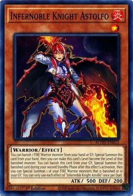 Infernoble Knight Astolfo - ROTD-EN012 - Common 1st Edition Rise of the Duelist [ROTD] 1st Edition Singles
