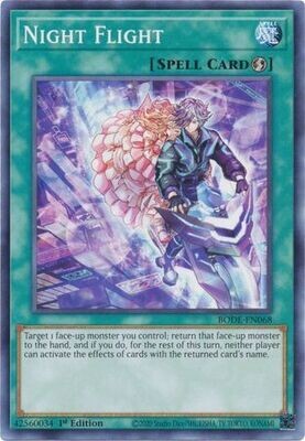Night Flight - BODE-EN068 - Common 1st Edition Burst of Destiny 1st Edition Singles (español)
