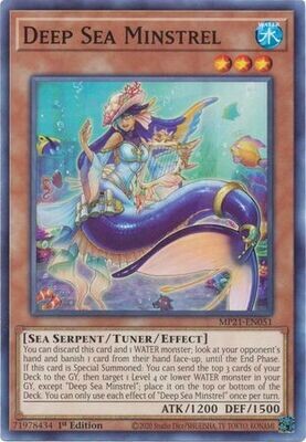 Deep Sea Minstrel - MP21-EN051 - Common 1st Edition 2021 Mega-Tin: Ancient Battles 1st Edition Singles