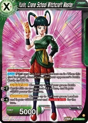 SH Yurin, Crane School Witchcraft Master - Dawn of the Z-Legends (DBS-B18)
Dawn of the Z-Legends