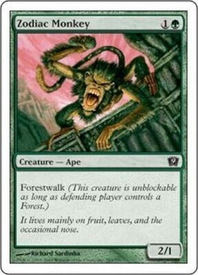 Zodiac Monkey
MTG 9th Edition Singles