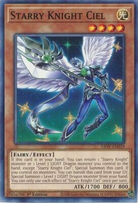 Starry Knight Ciel - LIOV-EN019 - Common 1st Edition
Lightning Overdrive: LIOV 1st Edition Singles