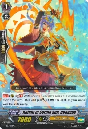 Knight of Spring Sun, Conanus - Promo Cards (PR)
Promo Cards