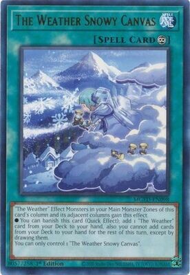 SH The Weather Snowy Canvas - MGED-EN098 - Rare 1st Edition
Maximum Gold El Dorado 1st Edition Singles