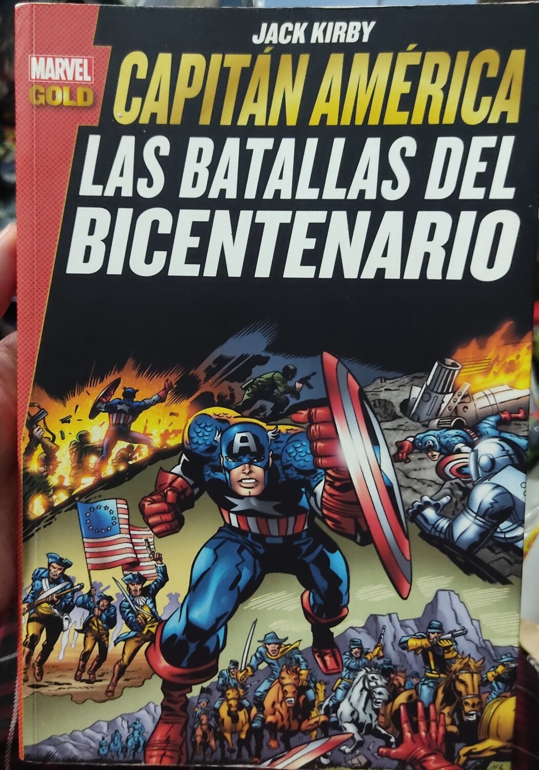 NELA-n, Jack Kirby Capitan America Las Batallas del Bicentenario Marvel Comics Espanol Panini