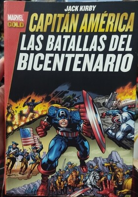 TS Jack Kirby Capitan America Las Batallas del Bicentenario Marvel Comics Espanol Panini