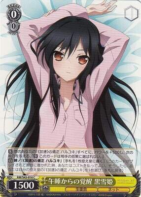 Kuroyukihime, Waking up from Midday Nap / 午睡からの覚醒 黒雪姫 AW/S43-018 C