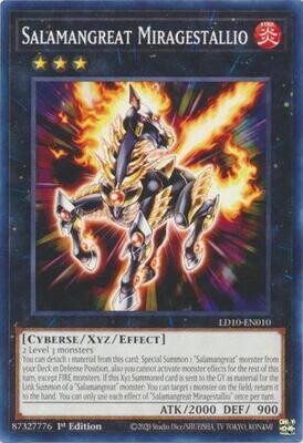 Salamangreat Miragestallio - LD10-EN010 - Common 1st Edition
Soulburning Volcano 1st Edition Singles