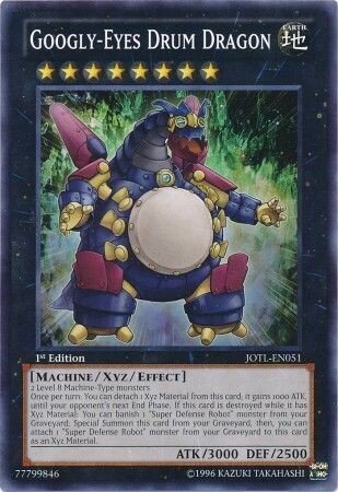 Googly-Eyes Drum Dragon - JOTL-EN051 - Common 1st Edition Judgment of the Light 1st Edition Singles