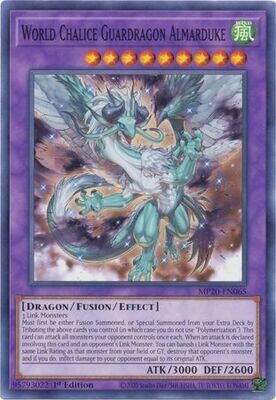 World Chalice Guardragon Almarduke - MP20-EN065 - Common 1st Edition
2020 Mega-Tin: Lost Memories 1st Edition Singles (español)
