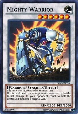 Mighty Warrior - LVAL-EN096 - Common Unlimited Legacy of the Valiant Unlimited Singles