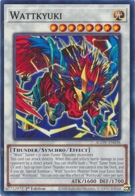 Wattkyuki - AGOV-EN038 - Common 1st Edition Age of Overlord 1st Edition Singles (español)