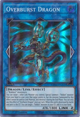 Overburst Dragon - MP20-EN200 - Super Rare 1st Edition 2020 Mega-Tin: Lost Memories 1st Edition Singles (español)