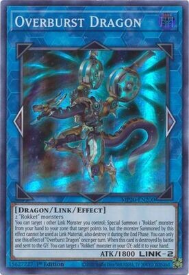 Overburst Dragon - MP20-EN200 - Super Rare 1st Edition 2020 Mega-Tin: Lost Memories 1st Edition Singles